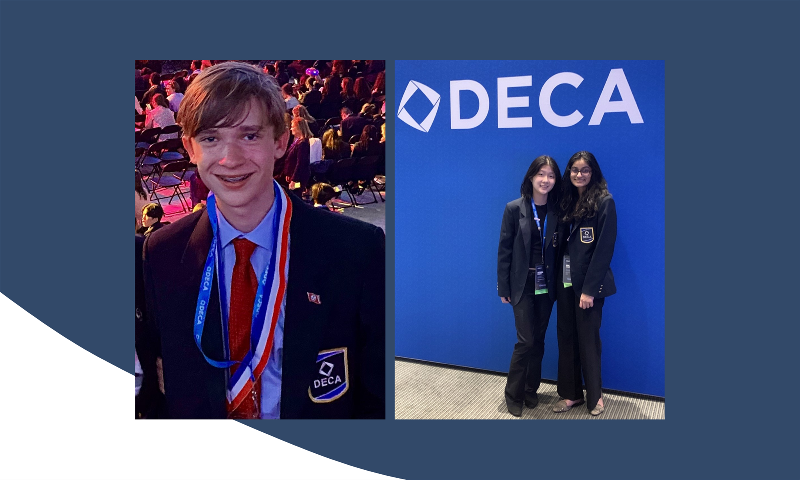Students attend a DECA conference